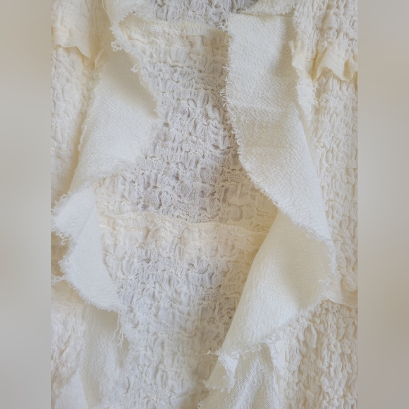 We The Free by Free People ruffled and rouged cardi size Medium - Picture 6 of 11